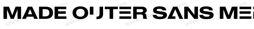 MADE Outer Sans Medium Future History D字体转换